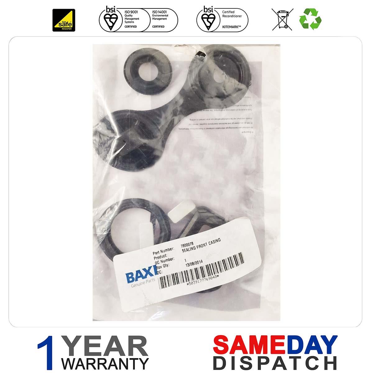 BAXI POTTERTON MAIN SEALING FRONT CASING 7600078