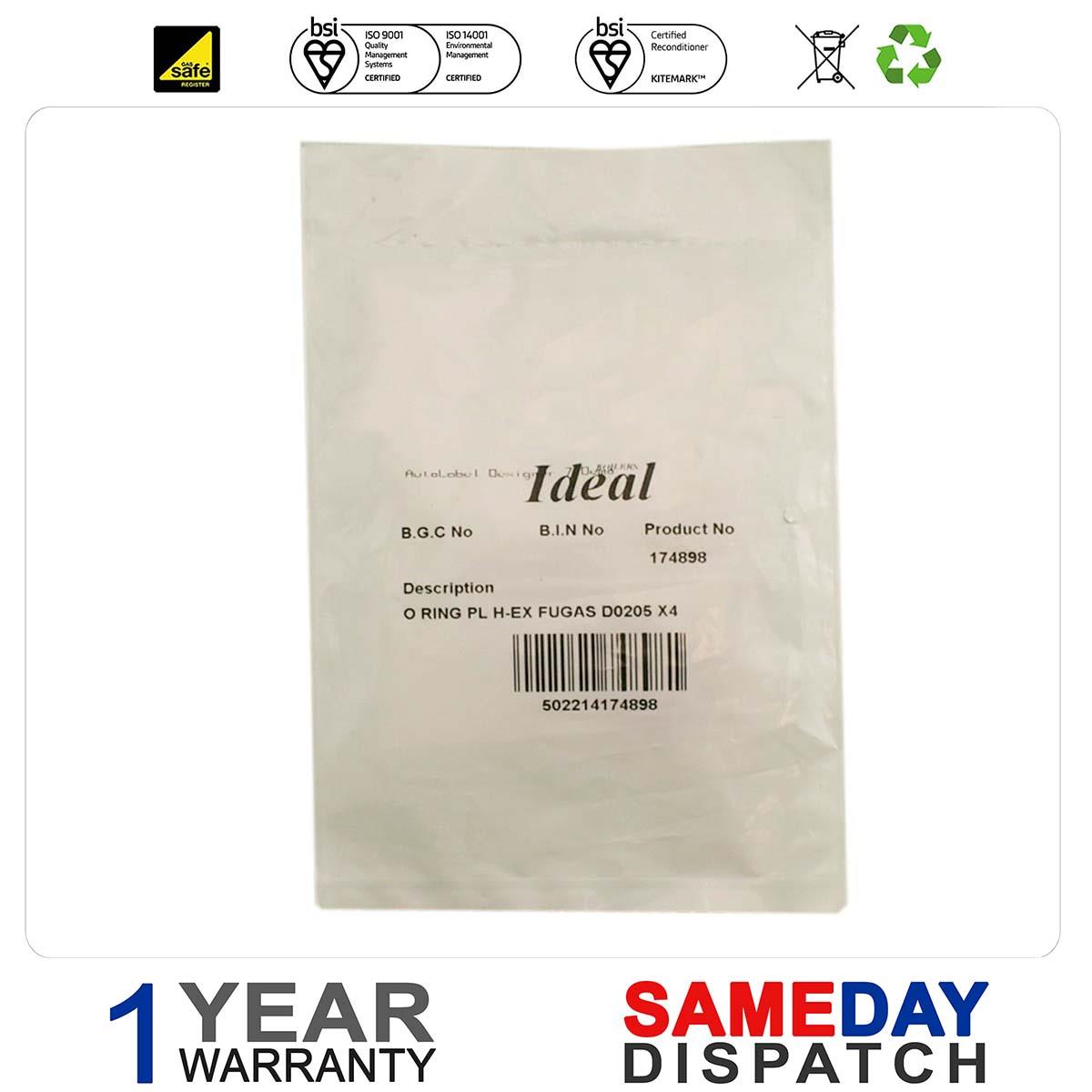 IDEAL ULTRA COMBI 30 35 O-RING PL H-EX FUGAS D0205 (4PCS) 147898