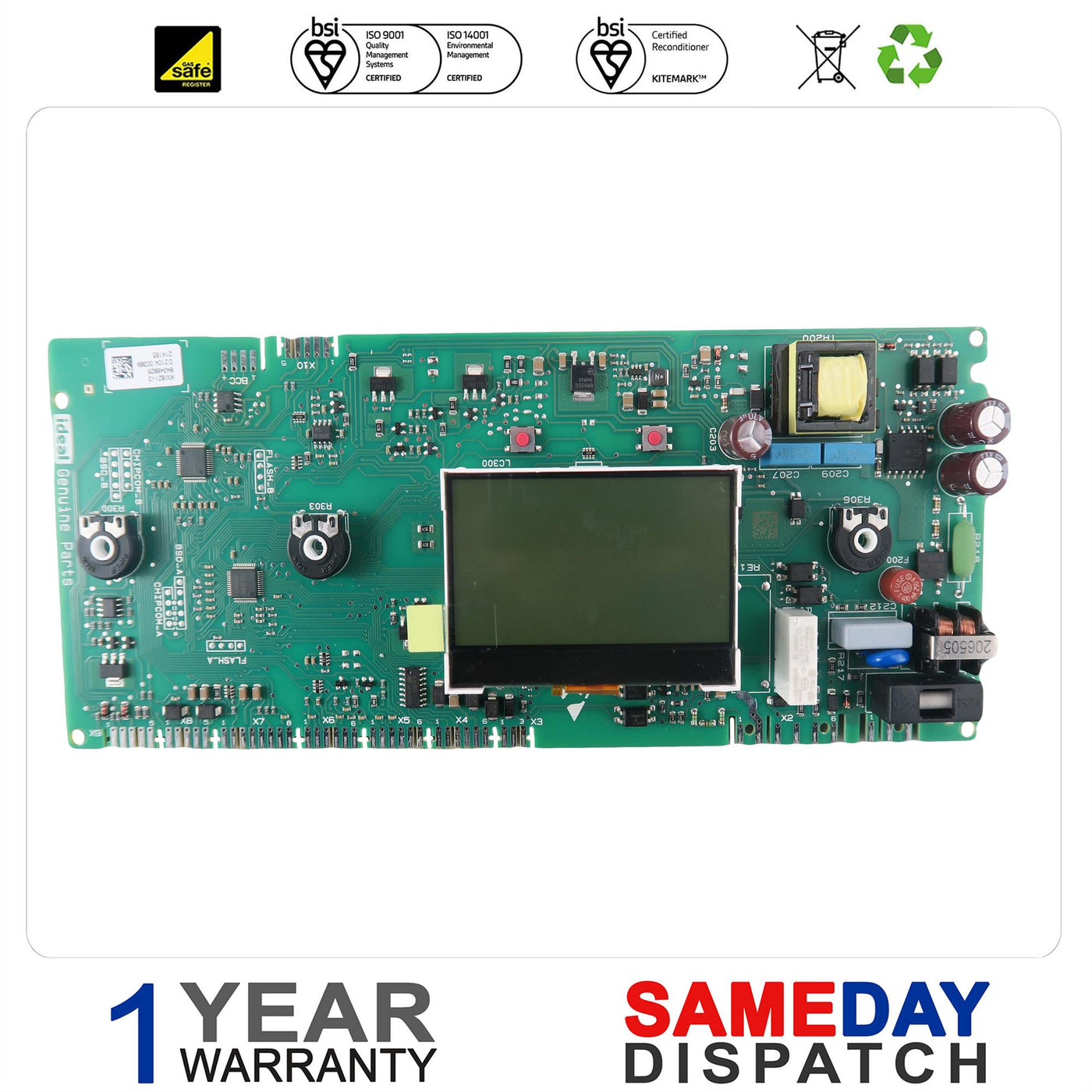 Ideal Logic+ Boiler PCB 179042