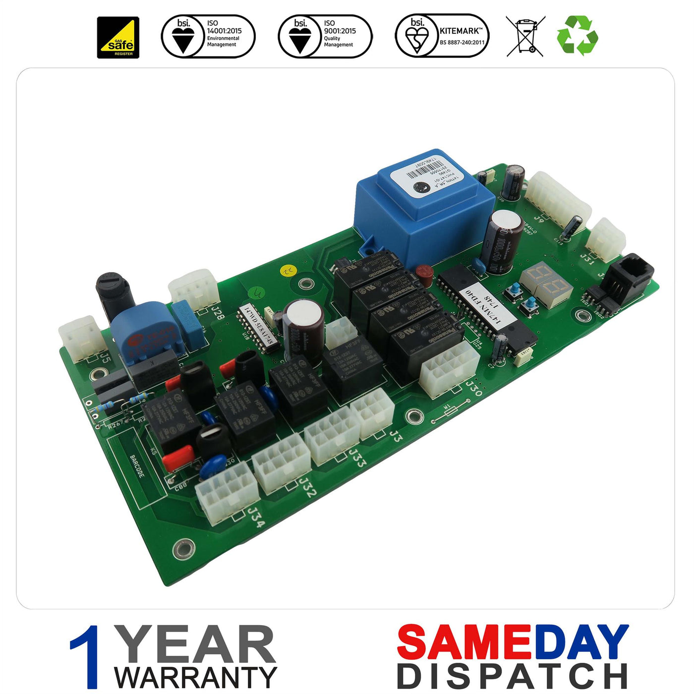 Gledhill Pulsacoil Boilermate A Class PCB GT490