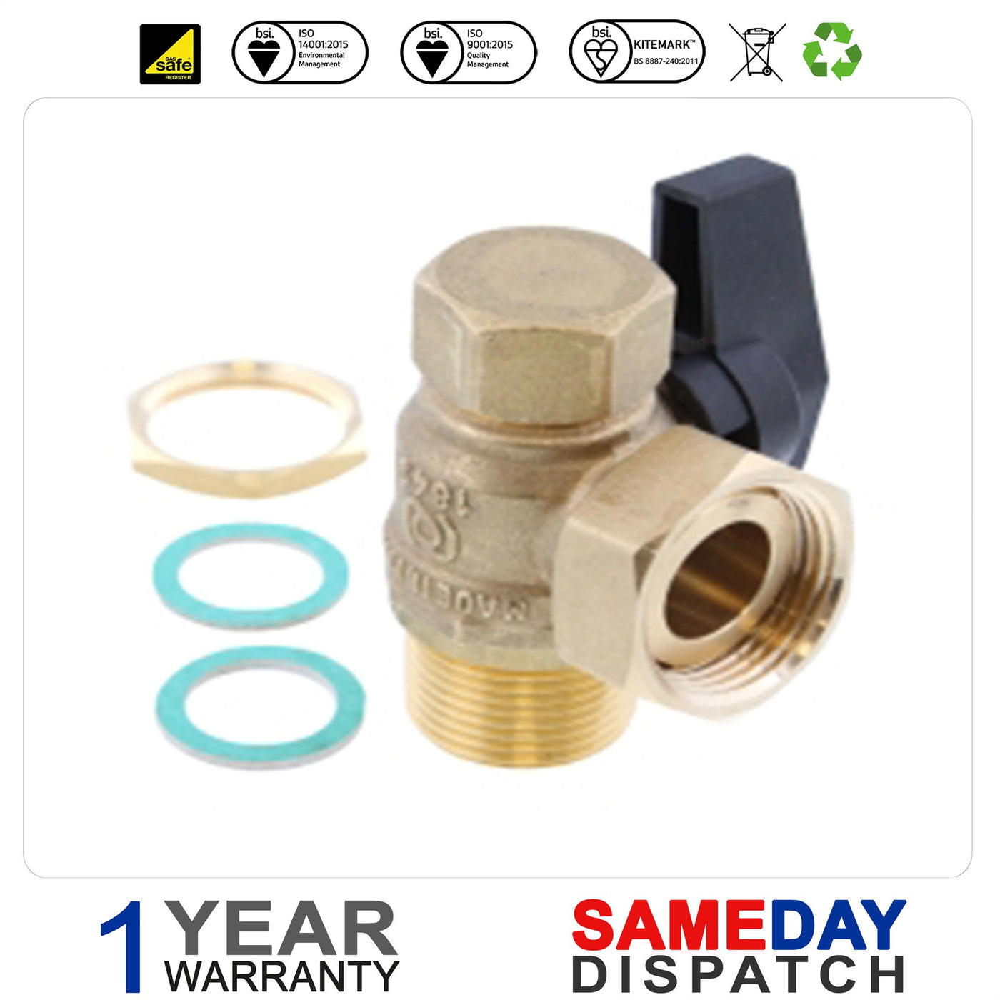 Baxi Main Potterton Boiler Valve Return Central Heating 720773201