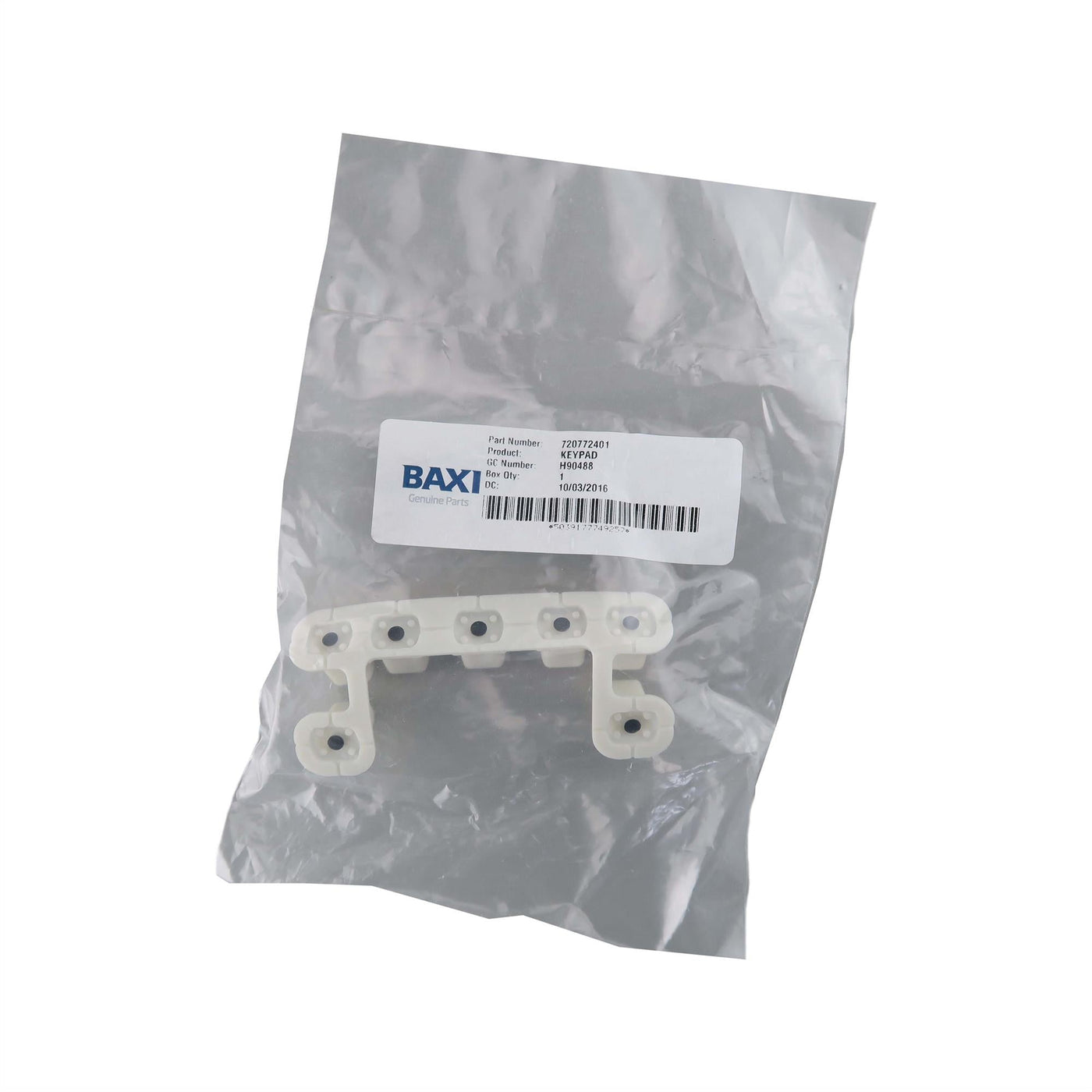 Baxi Boiler Key Pad 720772401