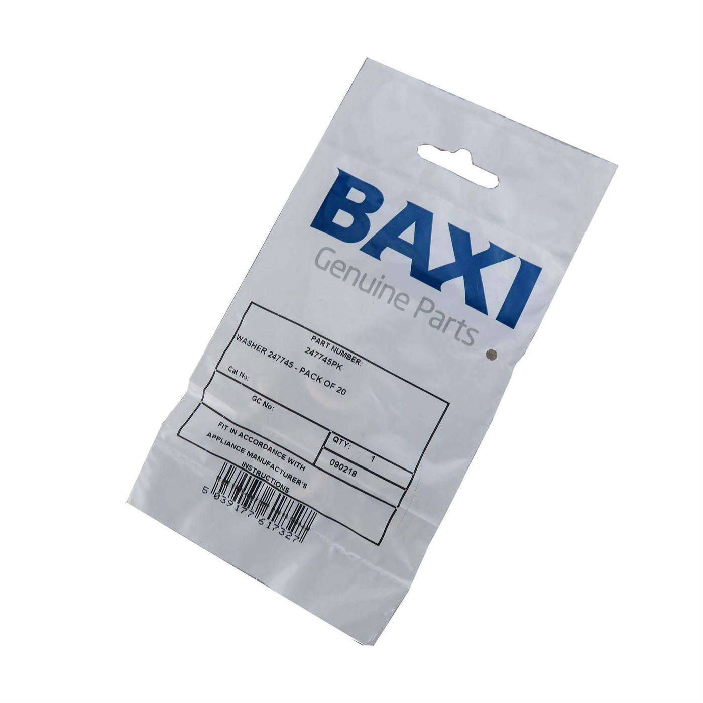 Baxi Boiler Washer 247745 Pack of 20