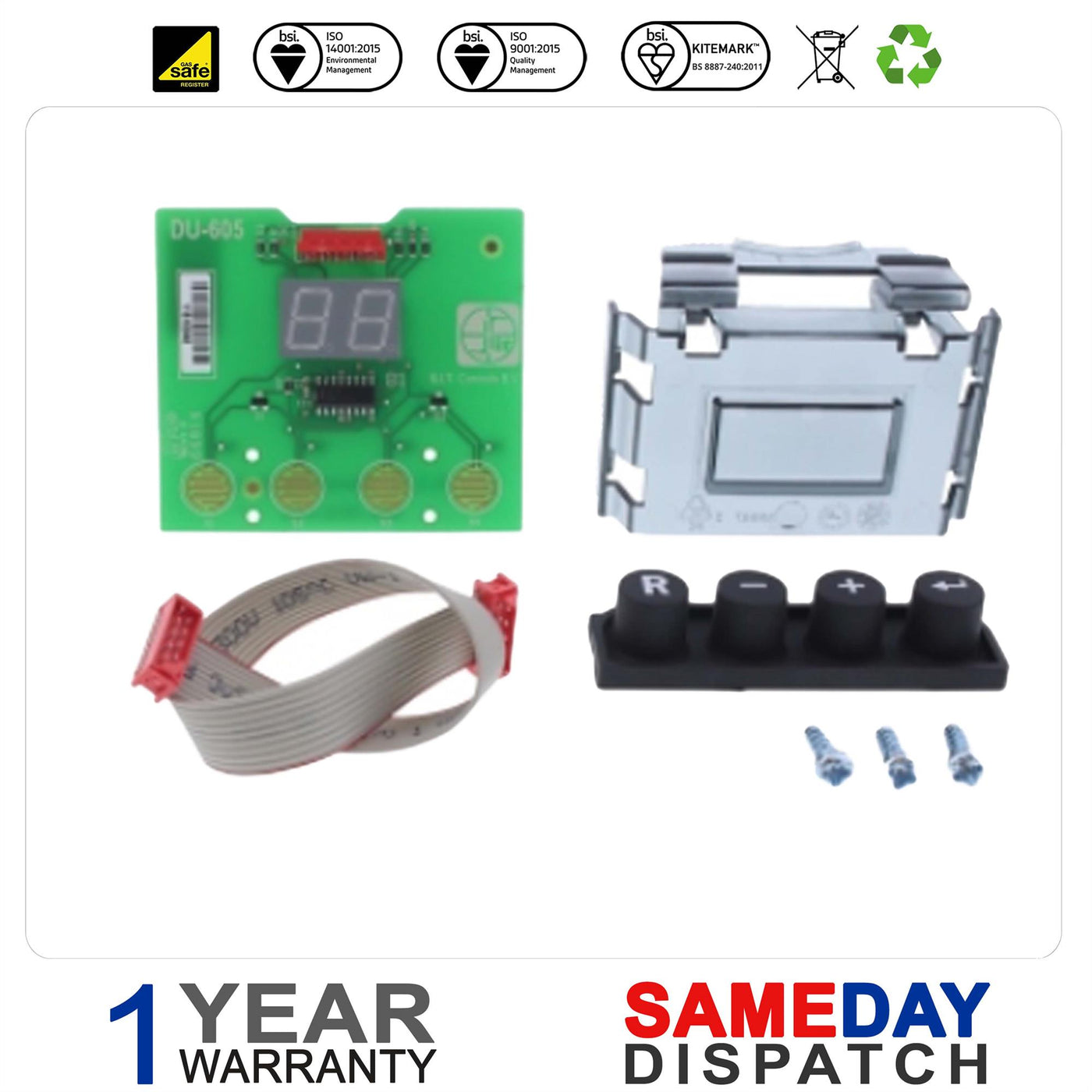 Remeha Avanta Plus Eco Combi 28C Display Board Full Kit S62739