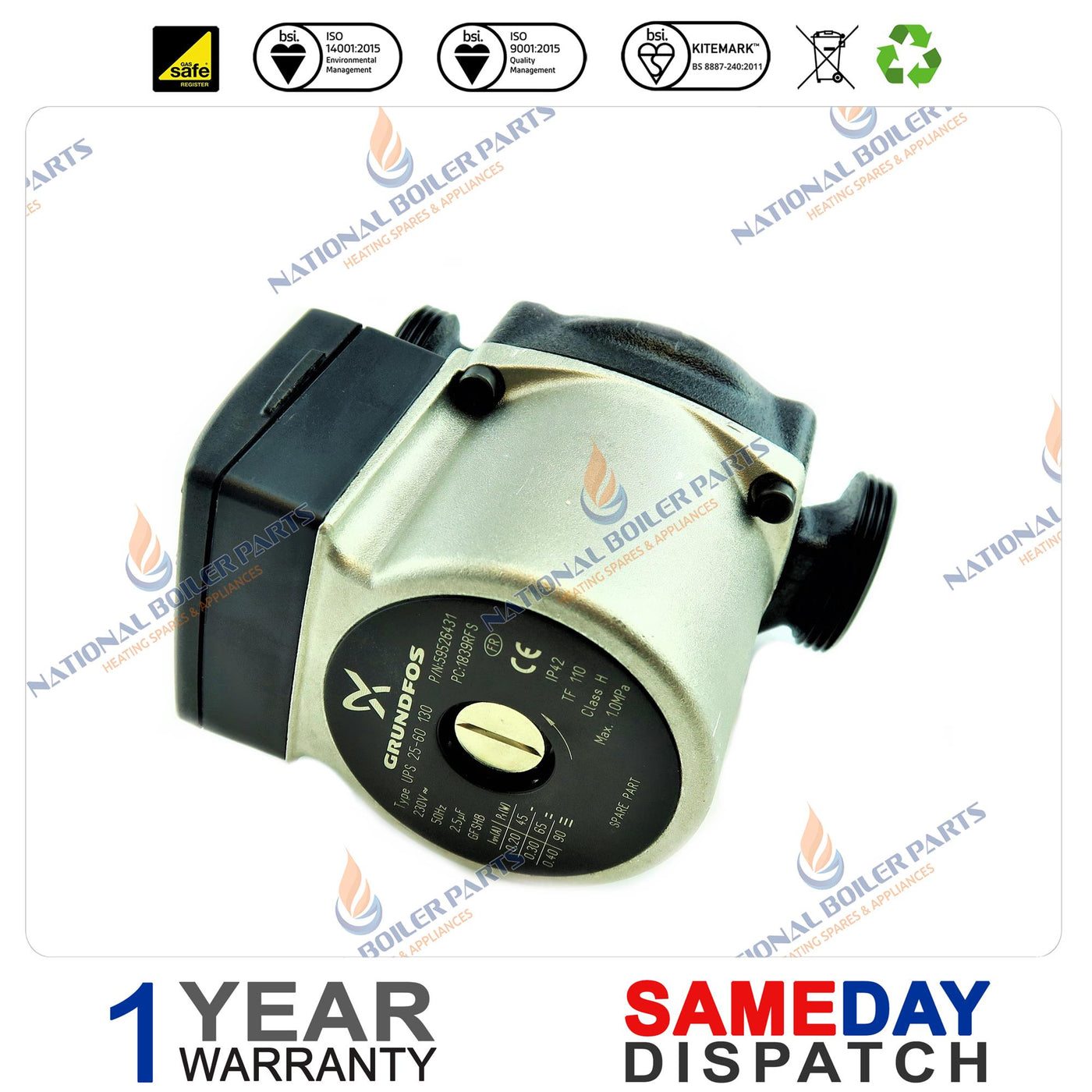Worcester Boiler Pump 87172045300