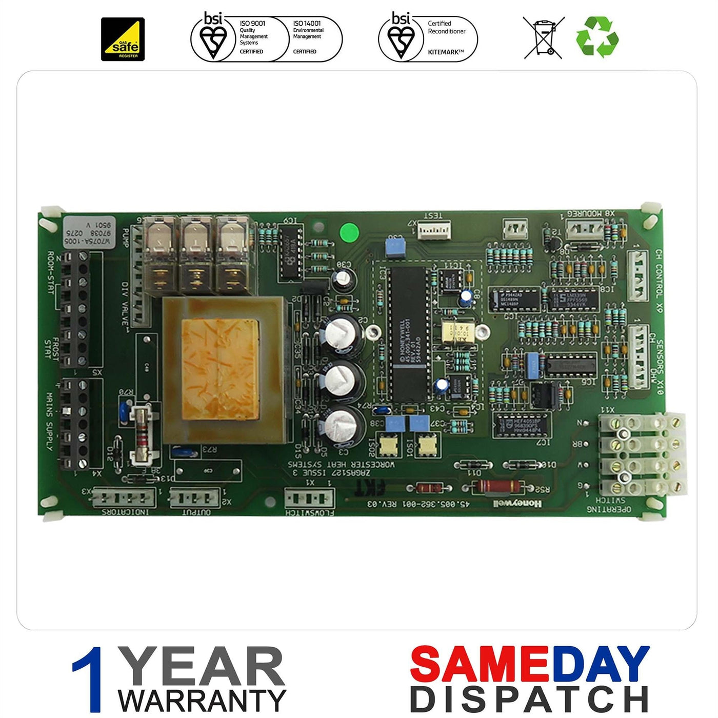 WORCESTER 280 FSN NG COMBI DRIVER PCB ZAGAS127 87161463030