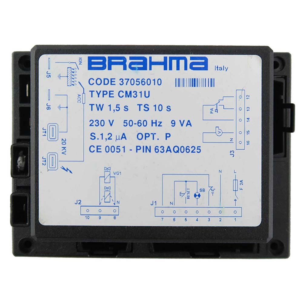 Brahama Ignition Panel 230v 50-60hz Type CM31U Code: 37056010