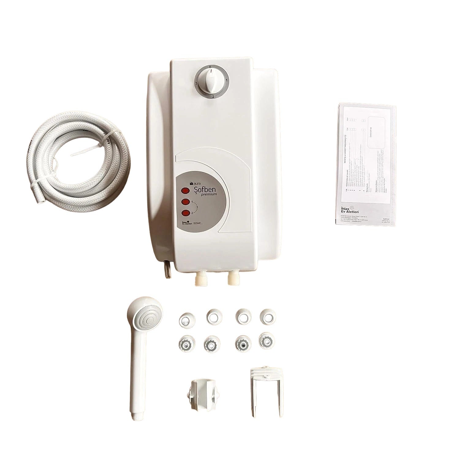 Electric Instant Water Heater - Aura Instantaneous Heater 7KW with Shower Head