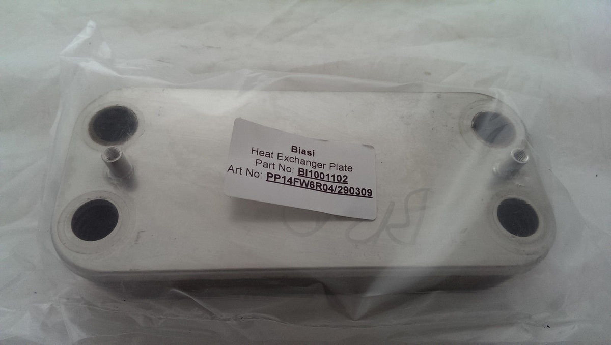 Biasi - Heat Exchanger Plate - PP14FW6R04/290309 - BI1001102 - Used