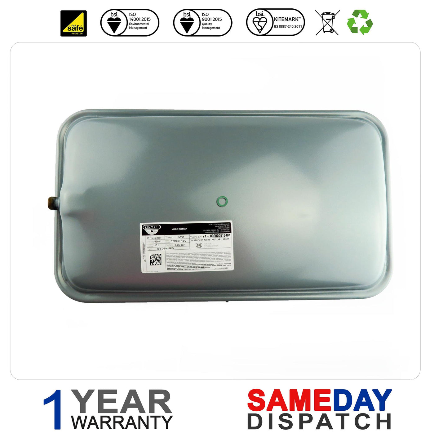 Vaillant Expansion Vessel 181051