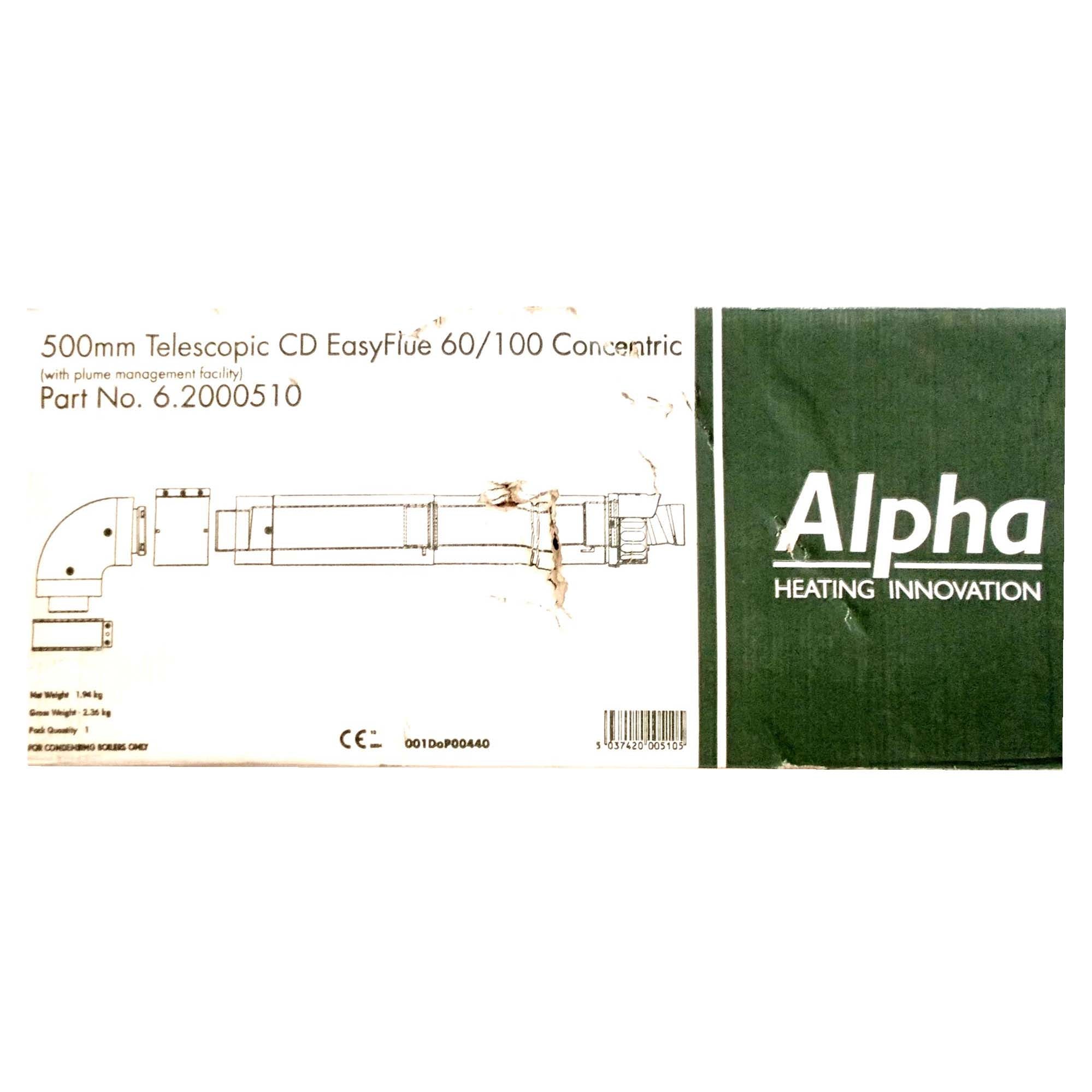 Alpha Intec Telescopic CD Easy Flue 6.2000510