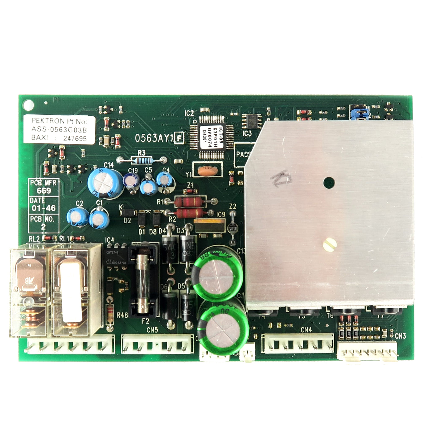 Baxi Barcelona Fan Control PCB 5106791 5106588 242463 247794 5106798 Type 2