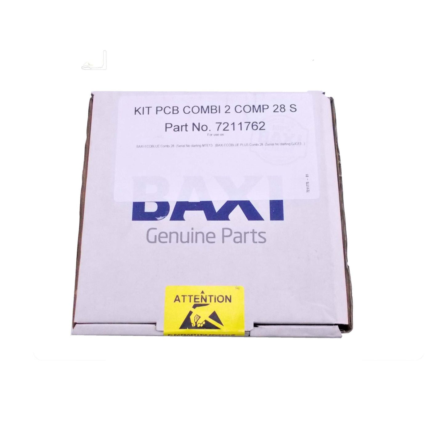 Baxi Eco Blue Combi Plus Combi Boiler Pcb 7211762