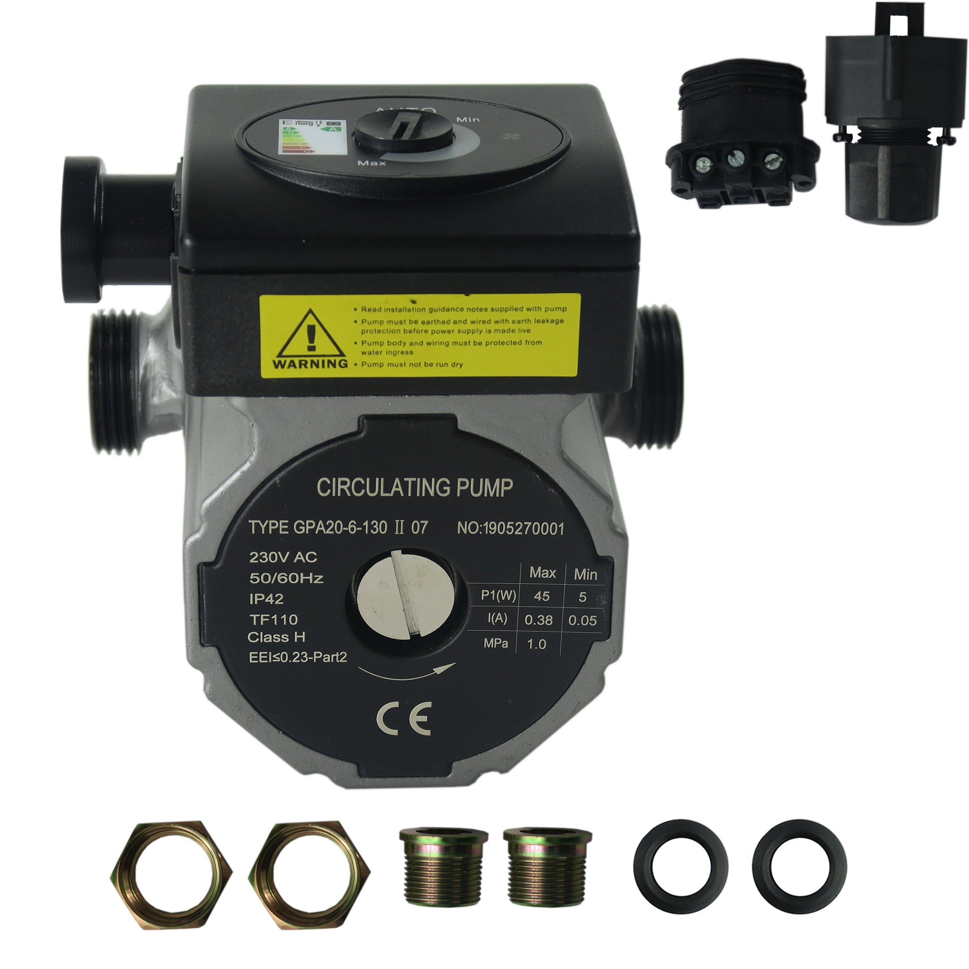 Circulating Pump GPA 20-6-130 II 230v 50Hz
