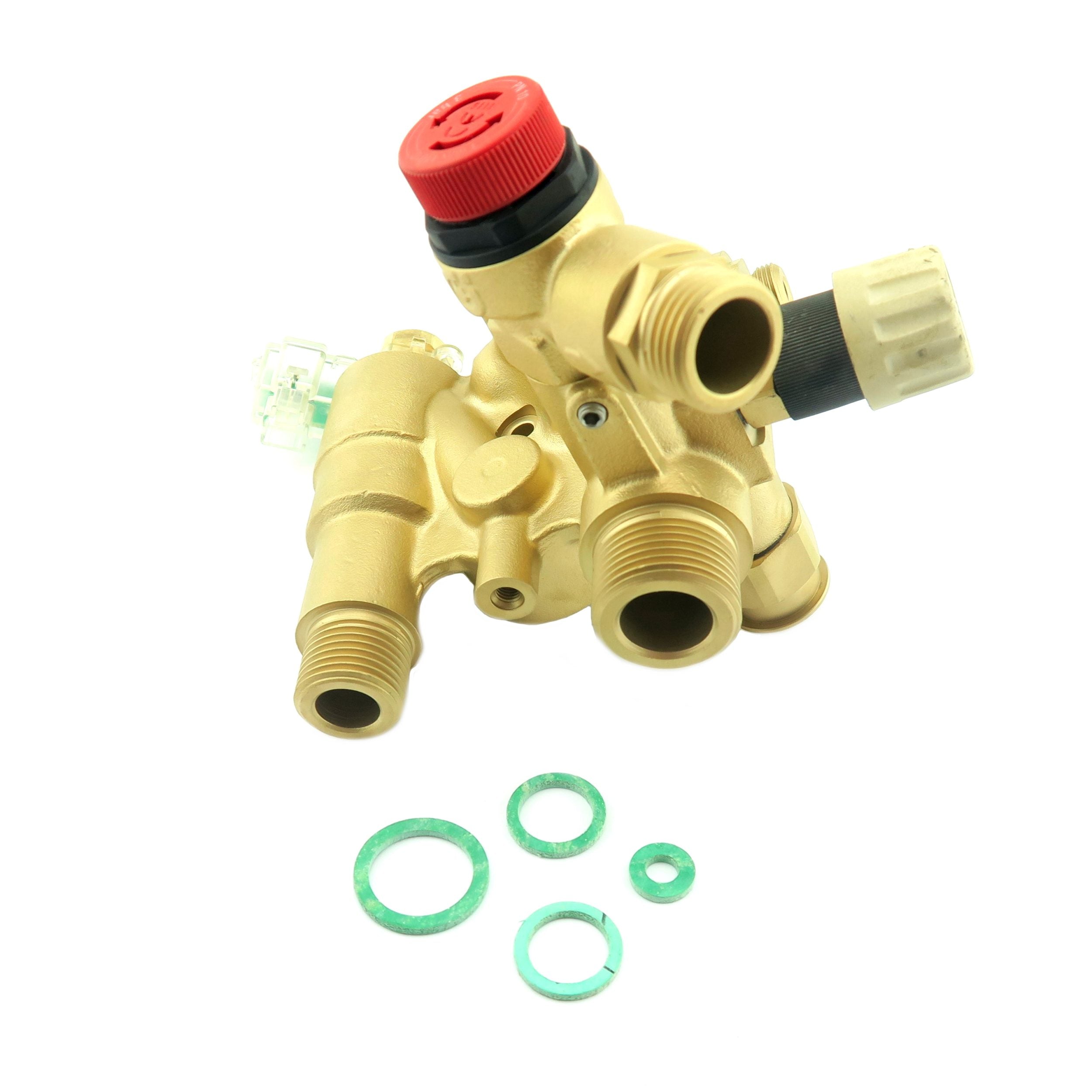 Baxi Potterton Hydraulic Inlet Assembly (10L) with Flow Switch 5116017