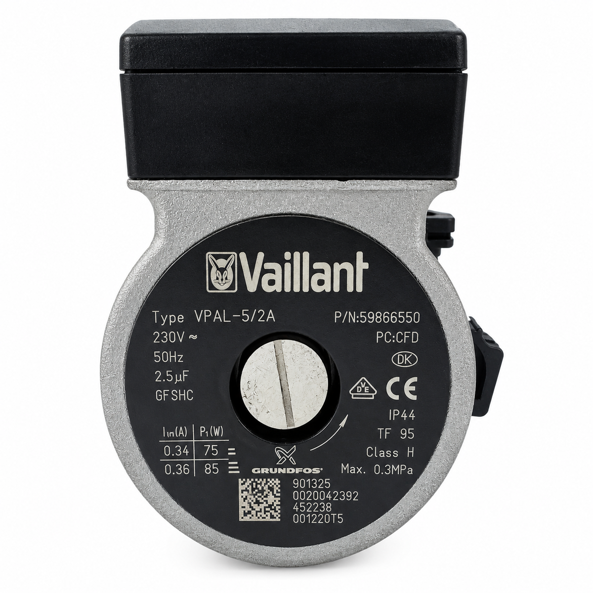 VAILLANT ECOTEC PLUS VUW 824 831 837 BOILER PUMP 178983 193534 ( 5 Wires )