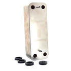 Baxi Duotec and Platinum DHW Heat Exchanger & O'Rings 248723 5114708 7223558