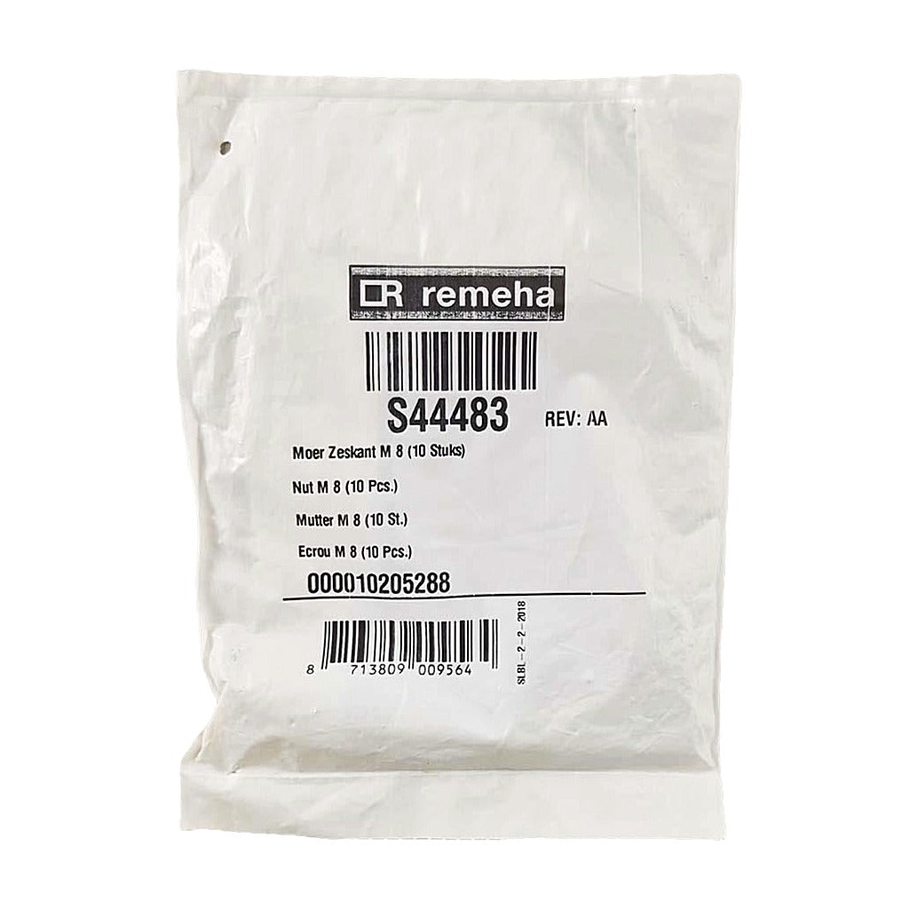 REMEHA NUT M 8 (10PCS) S44483