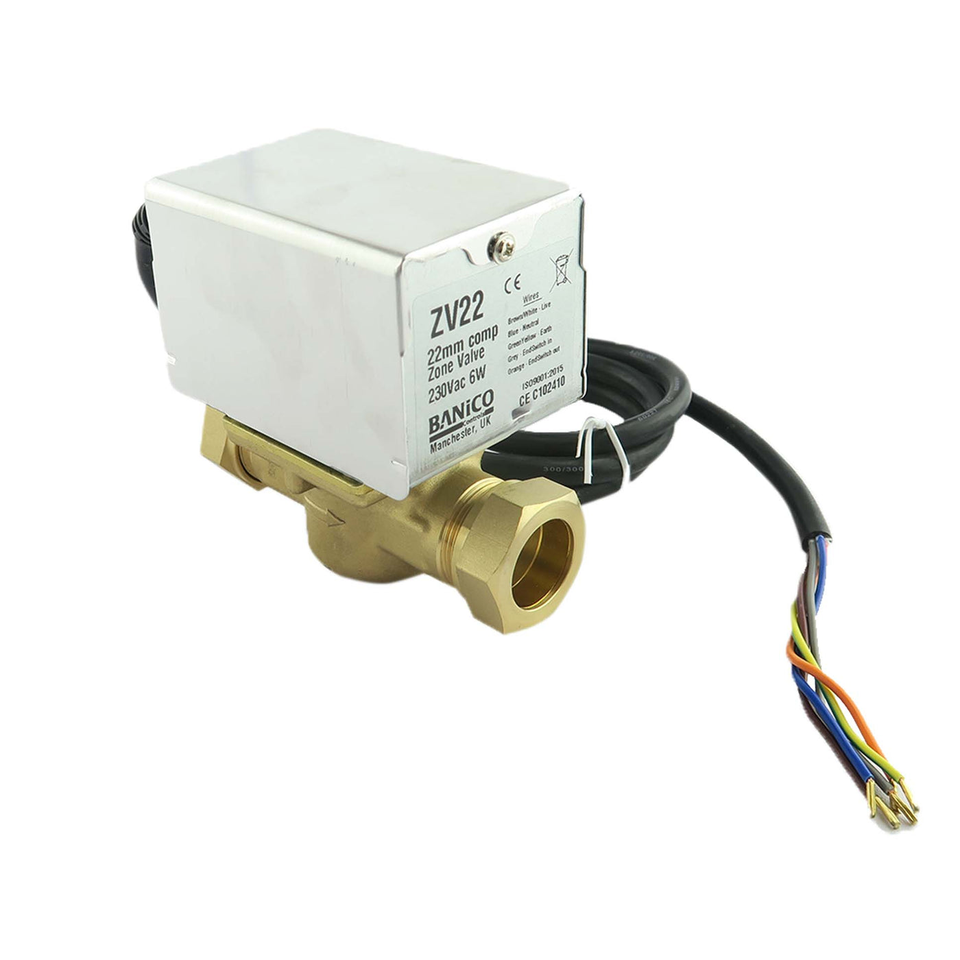 Central Heating 2 port 22mm Zone valve Direct Replacement for V4043H1056