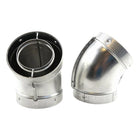 Worcester - CDi CBi Si SBi HiFLO 45 Deg Flue Elbow (Pair) 77161910140