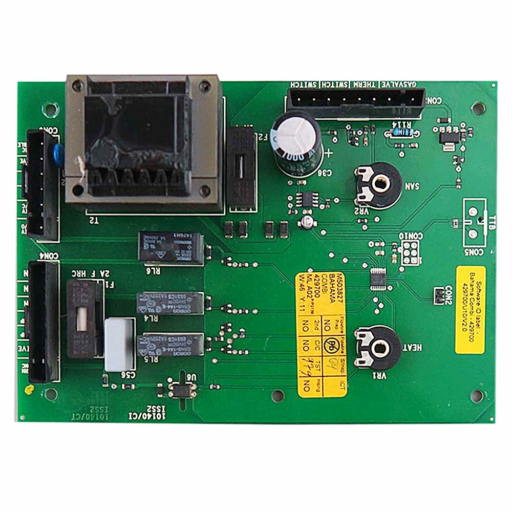 BAXI BAHAMA 100 SIT MAIN PCB 429700/U10/V2.0 241189 WAS 240603