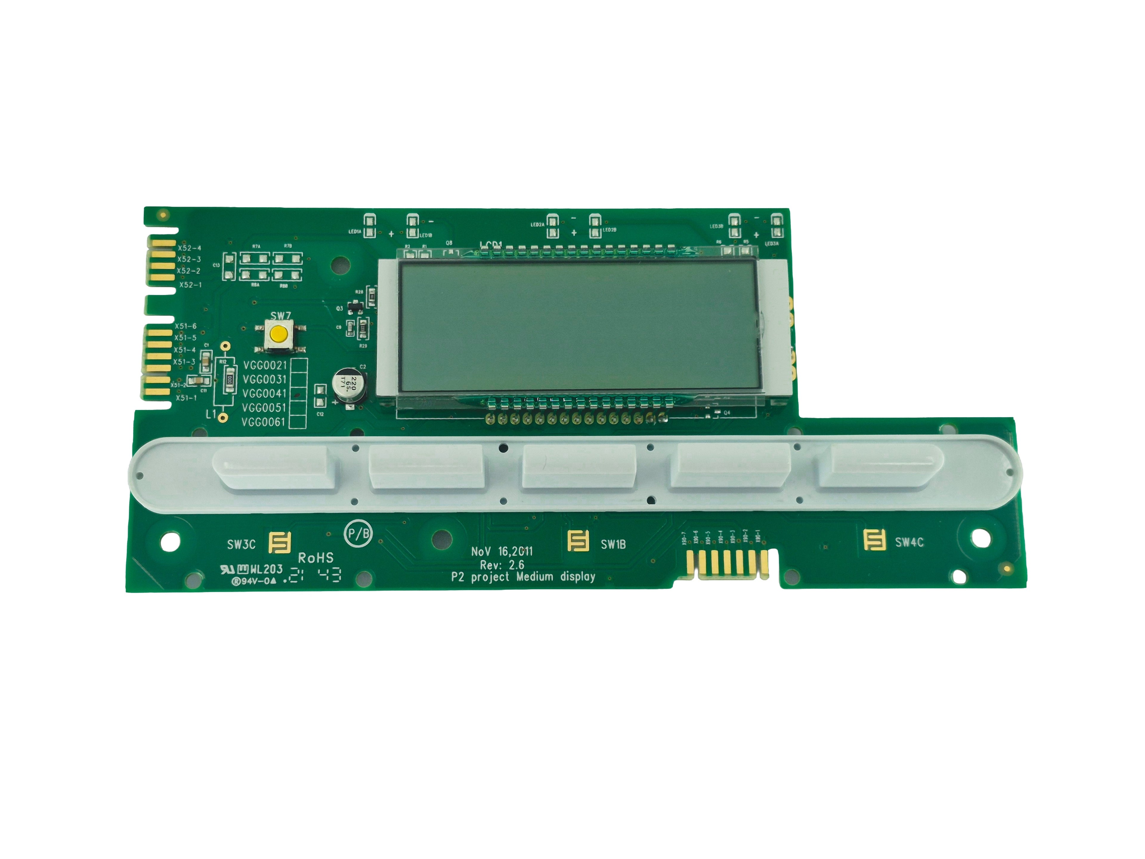 Glowworm Ultracom Boiler Display PCB 0020191787