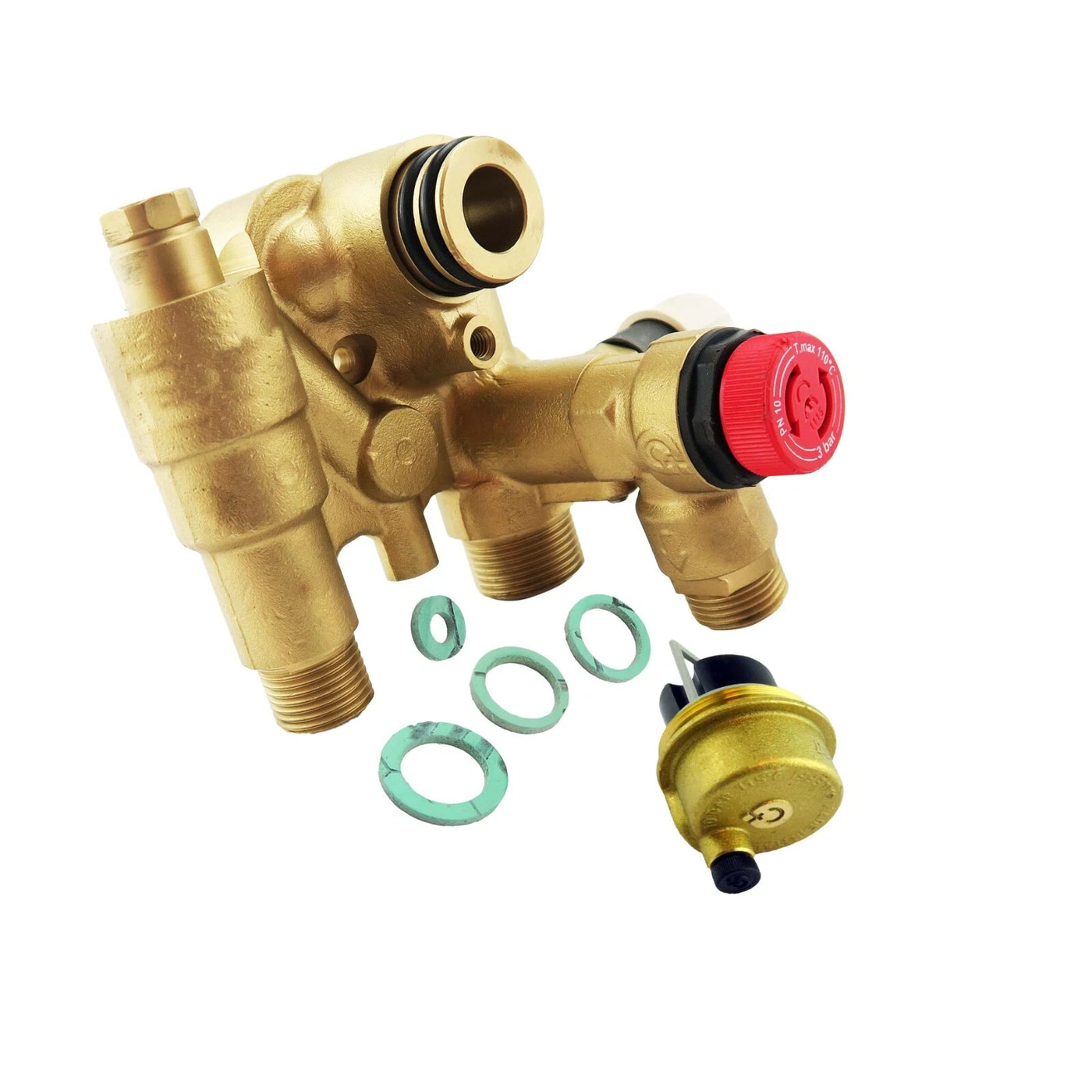 Baxi Boiler Hydraulic Inlet Valve (12L) + Automatic Air Vent AAV 5132454 5132455 248043
