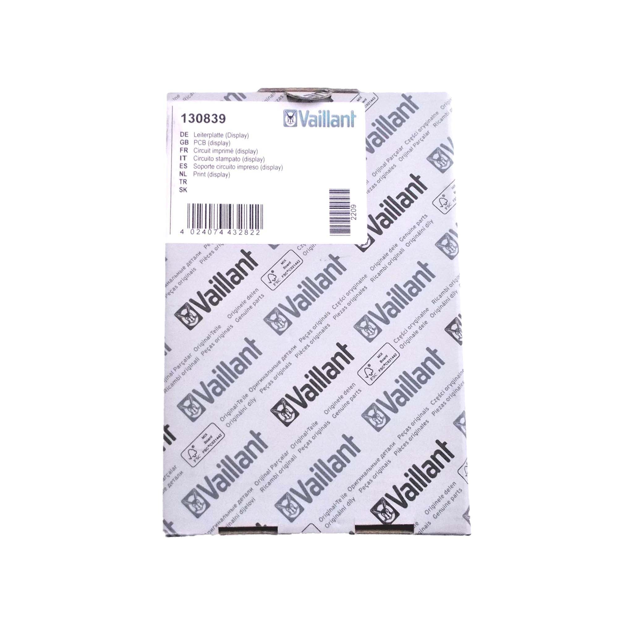 Vaillant Ecomax Pro Boiler Display Pcb 130839