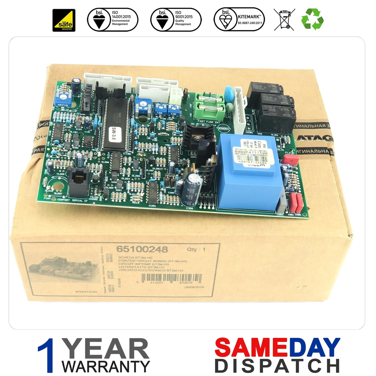 Ariston Micro Tec R2 23MFFI & EST 23MFFI PCB 65100248