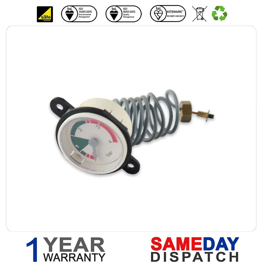 Baxi / Main / Potterton Boiler Pressure Gauge 5118385 Type 1