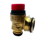 Worcester Boiler Pressure Relief Valve (Brass) 87161064310 Type 2
