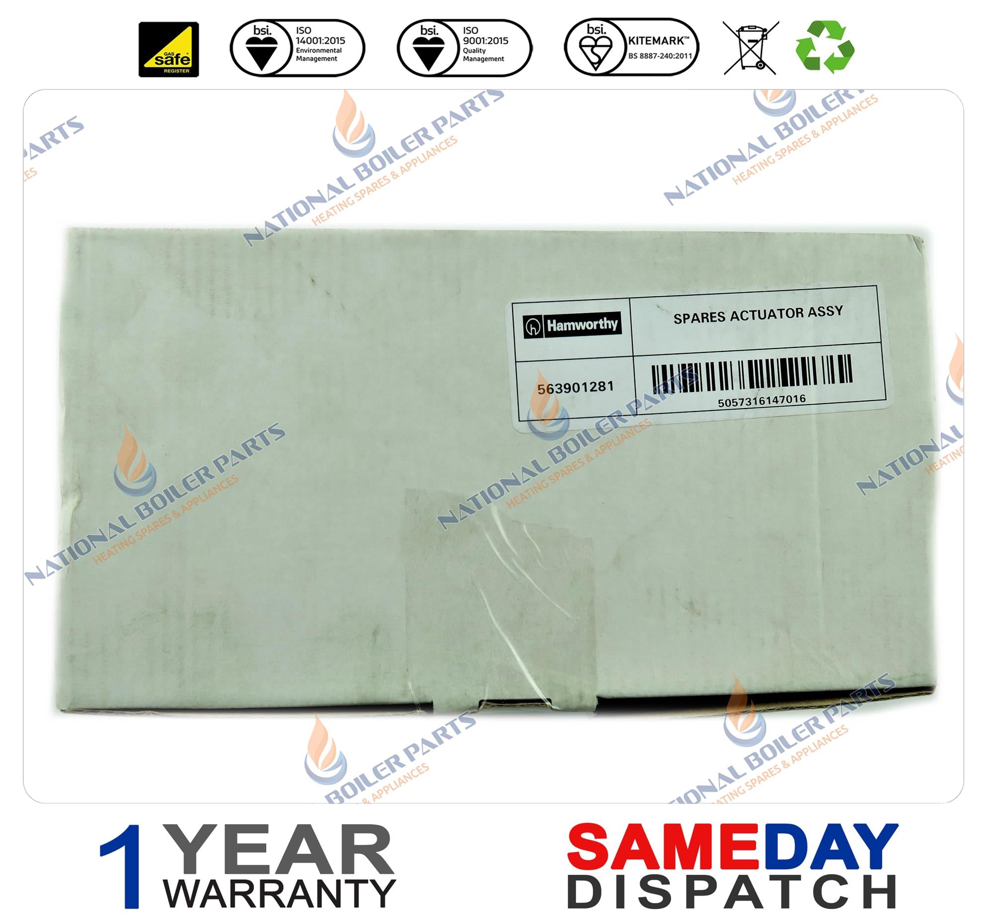Hamworthy Spares Actuator Assembly 563901281