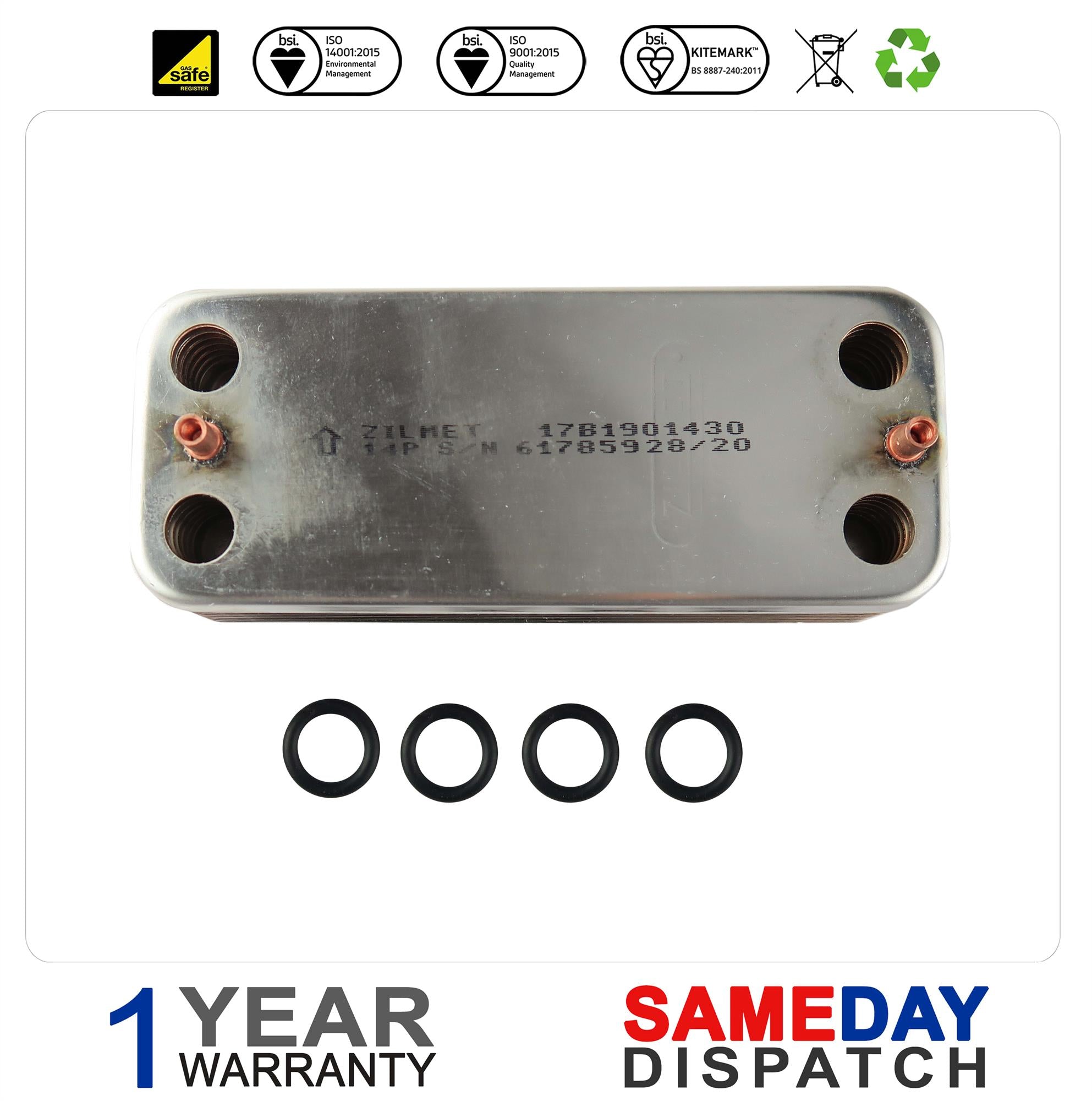 Ideal Boiler Plate Heat Exchanger 175418