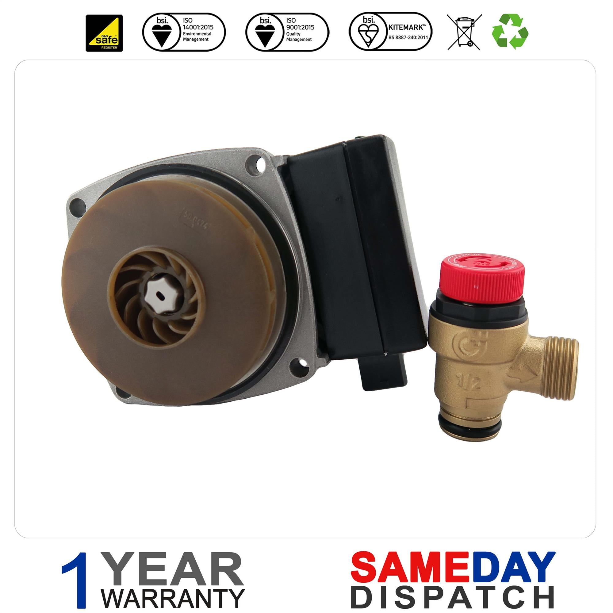Ideal Boiler Pump HEAD with PRV 175555 175541 175670