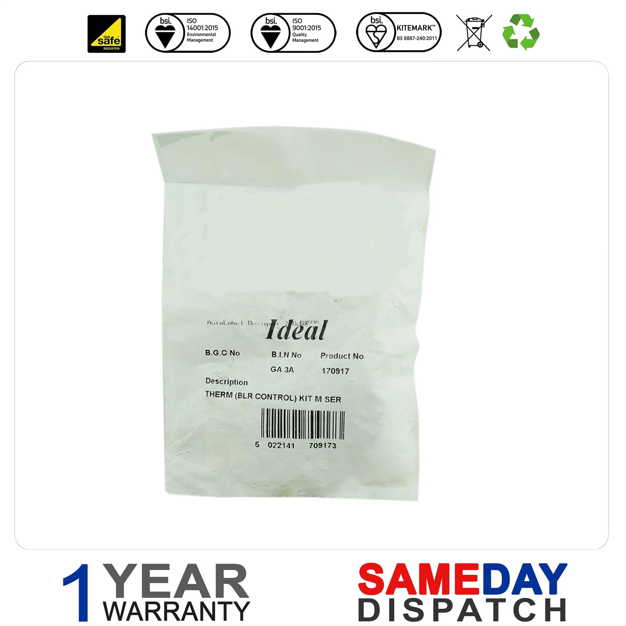Ideal Classic Elise Esprit Evo Icos Isar Istor Boiler Thermistor 170917