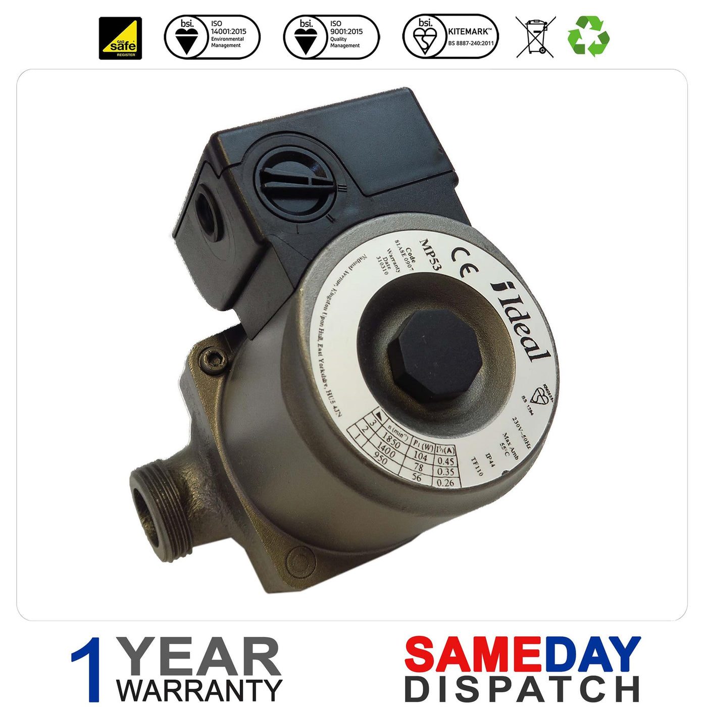 Ideal Pump Head 075464