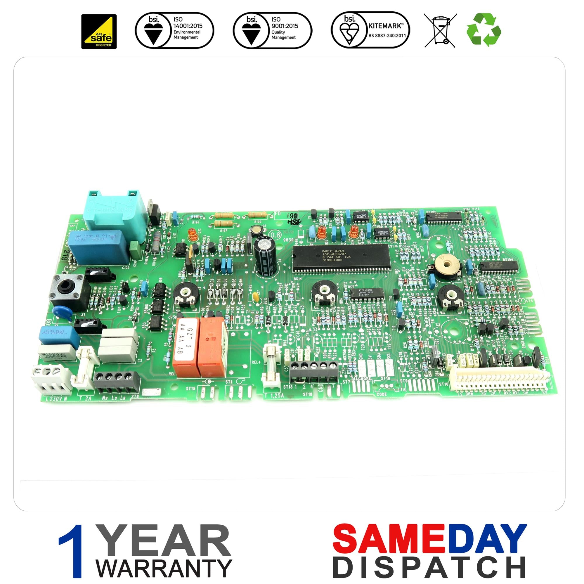 Worcester Type 1 PCB 87483002190