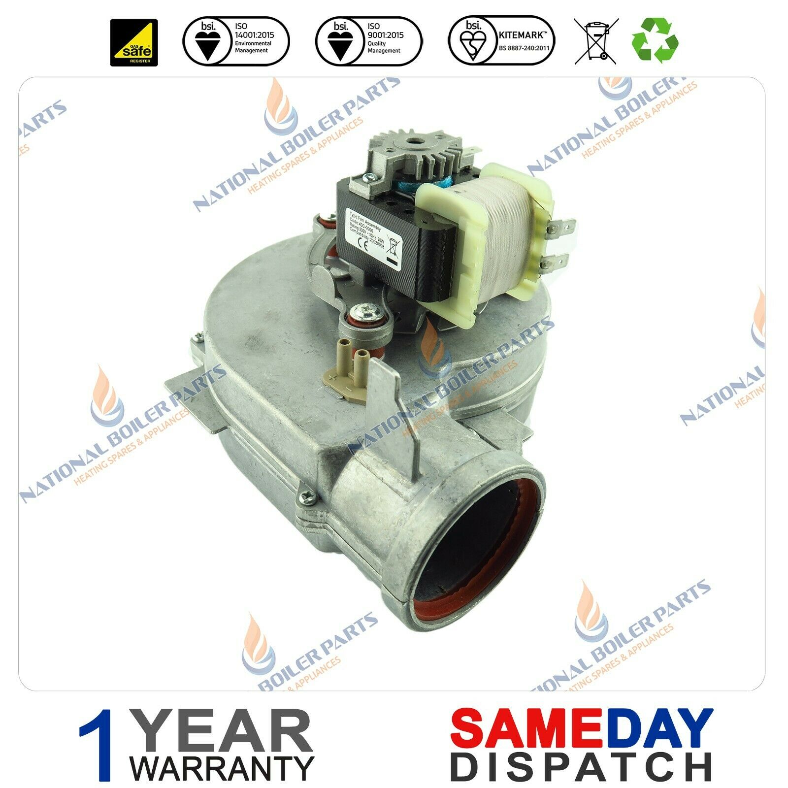 Vaillant Boiler Fan 190272 0020020008 0020073800