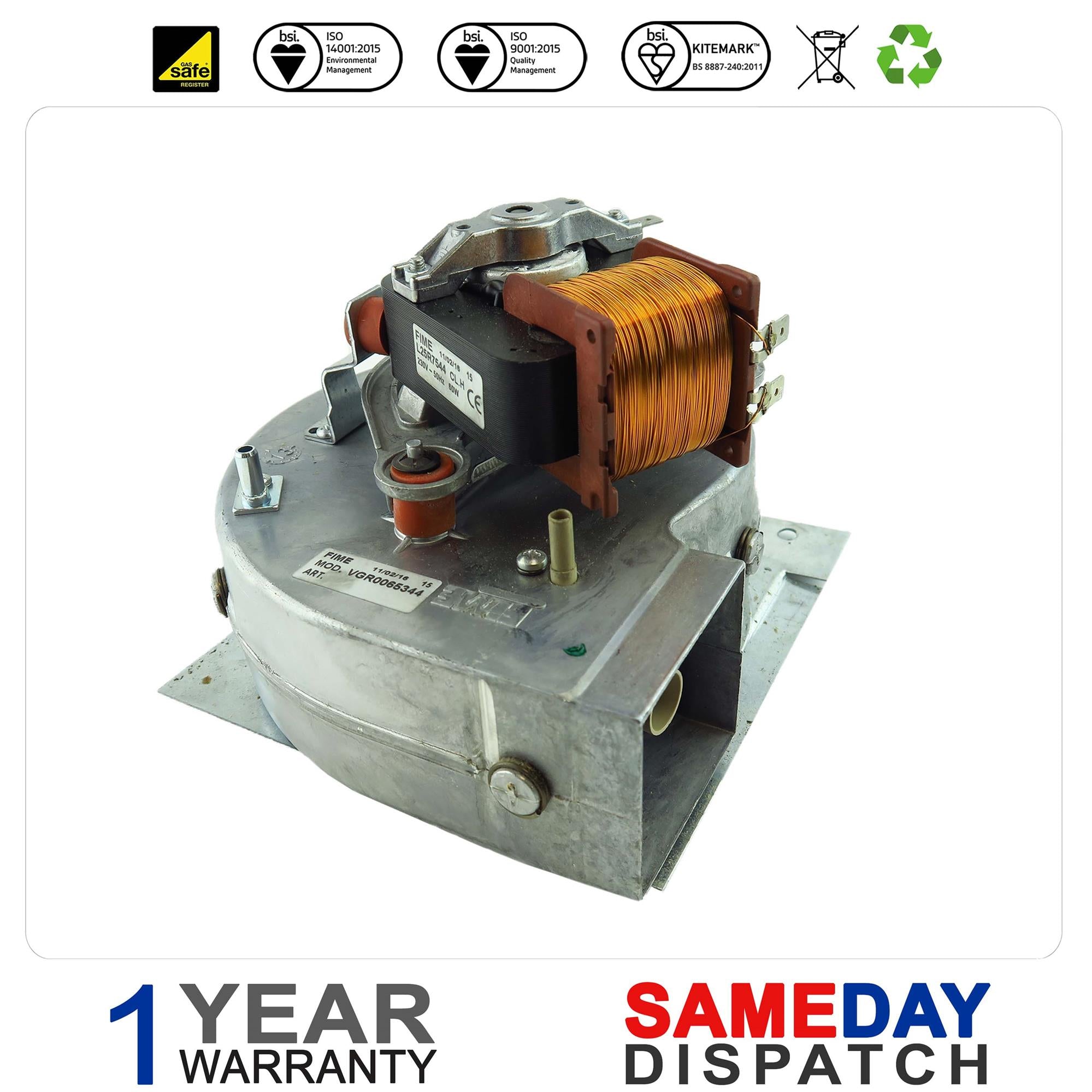 Vaillant Boiler Fan Assembly 190215