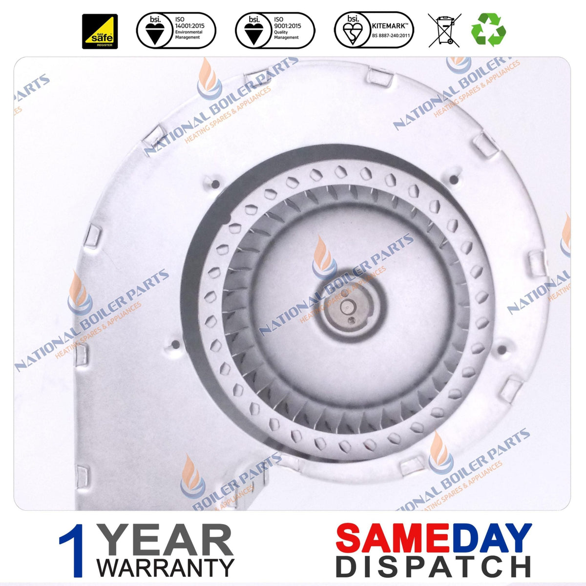 VOKERA FLOWMATIC 20/80RS & 20/80RSS FAN 5910 COME WITH 1 YEAR WARRANTY