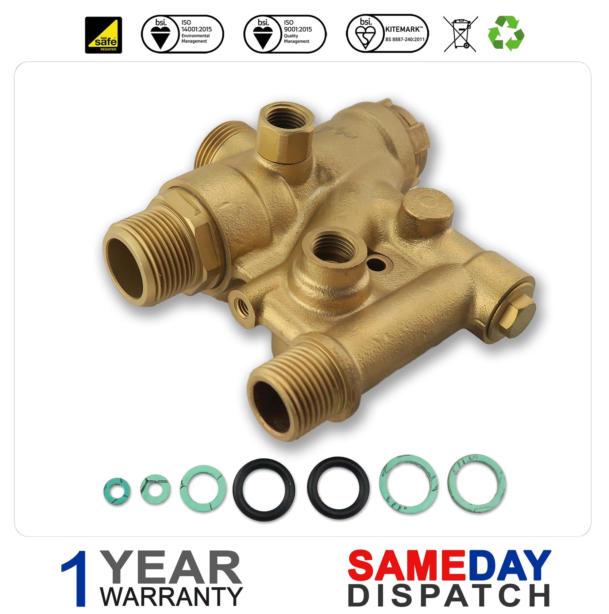 Ideal Esprit 24He/30He/35He Diverter Valve 174815