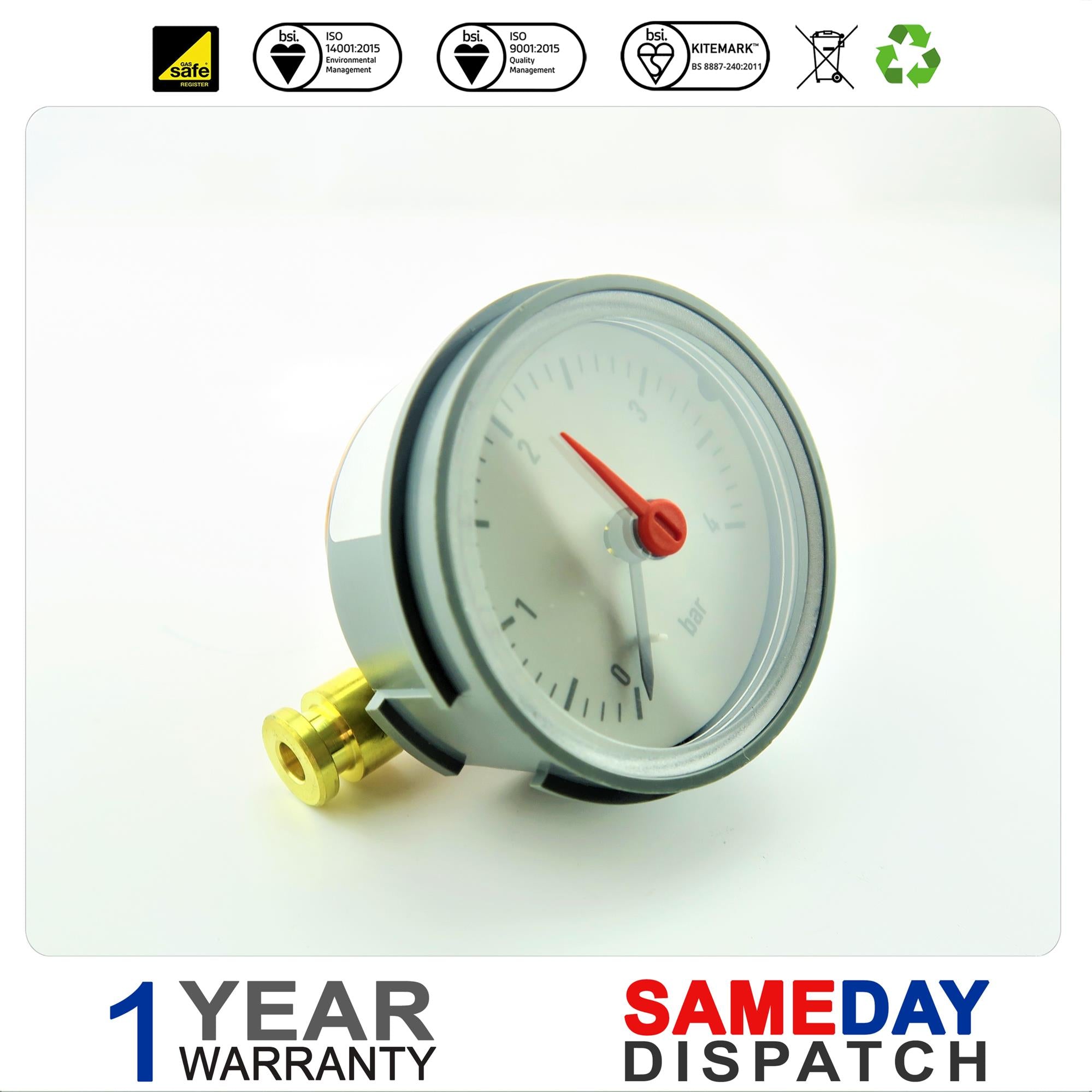 Worcester 4 Bar Pressure Gauge 87161423000