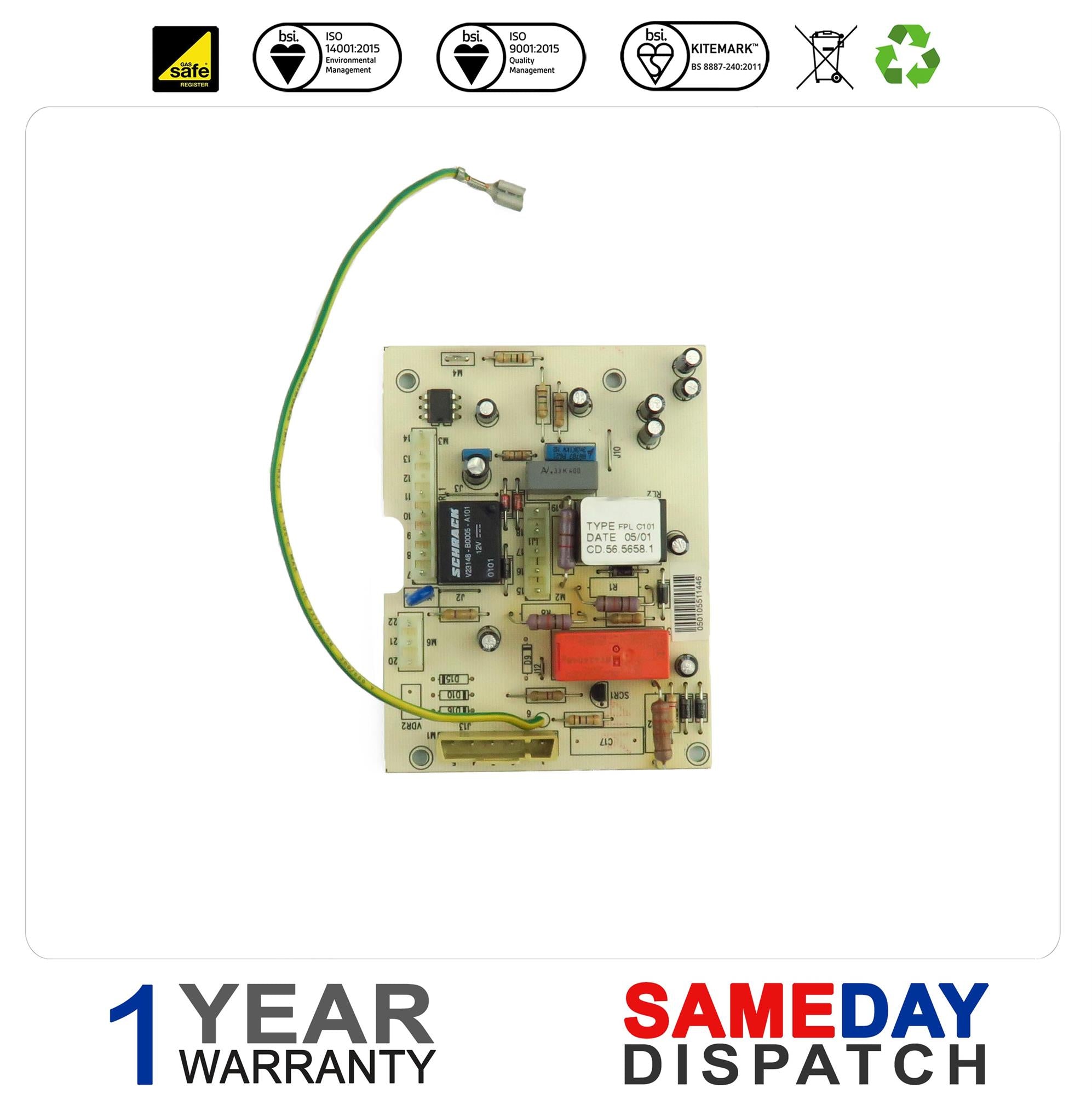 Baxi Maxflow Combi FS Boiler Ignition PCB 248673