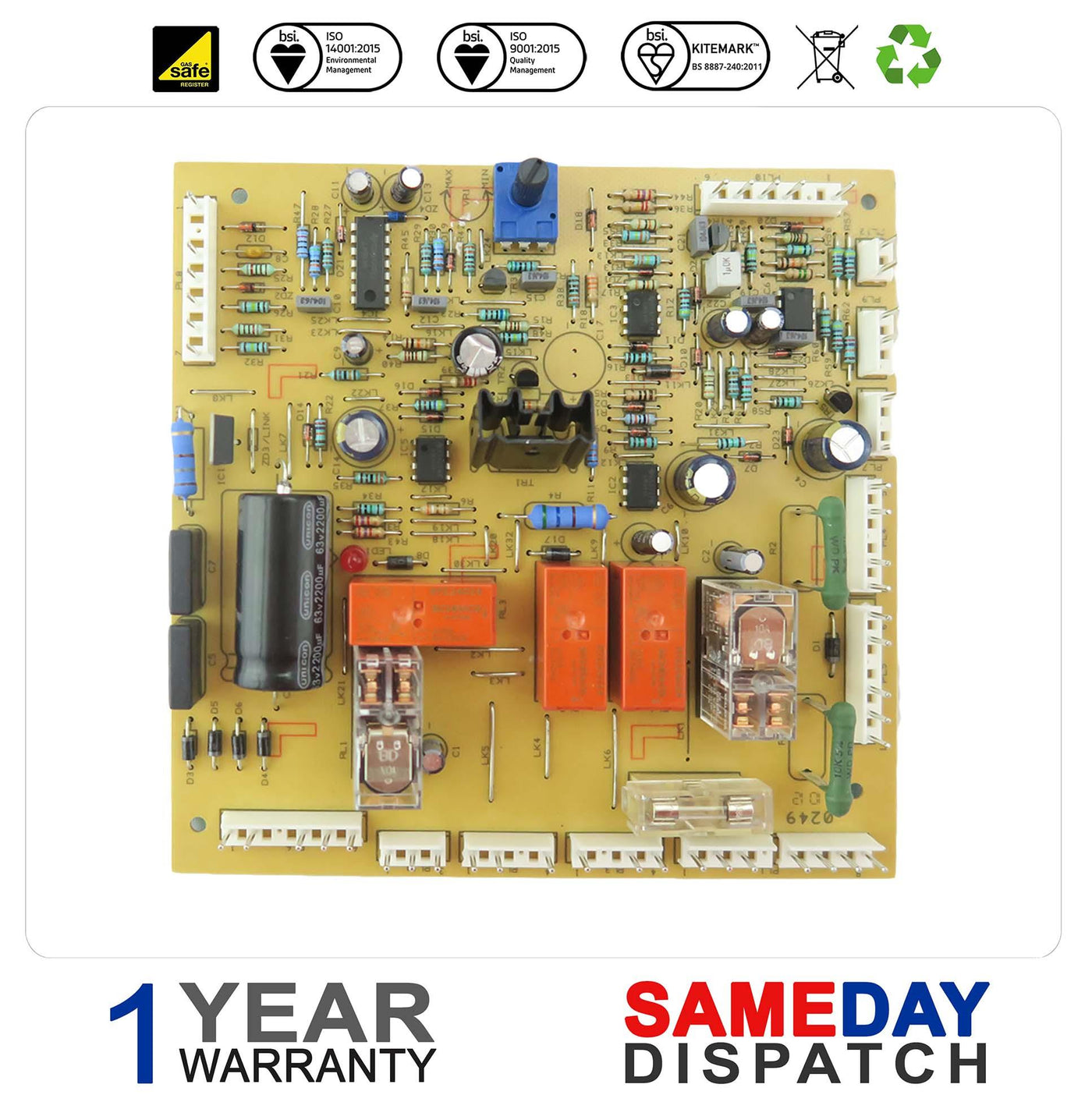 Potterton Puma Flowsure+ Electronic Replacement PCB 900316