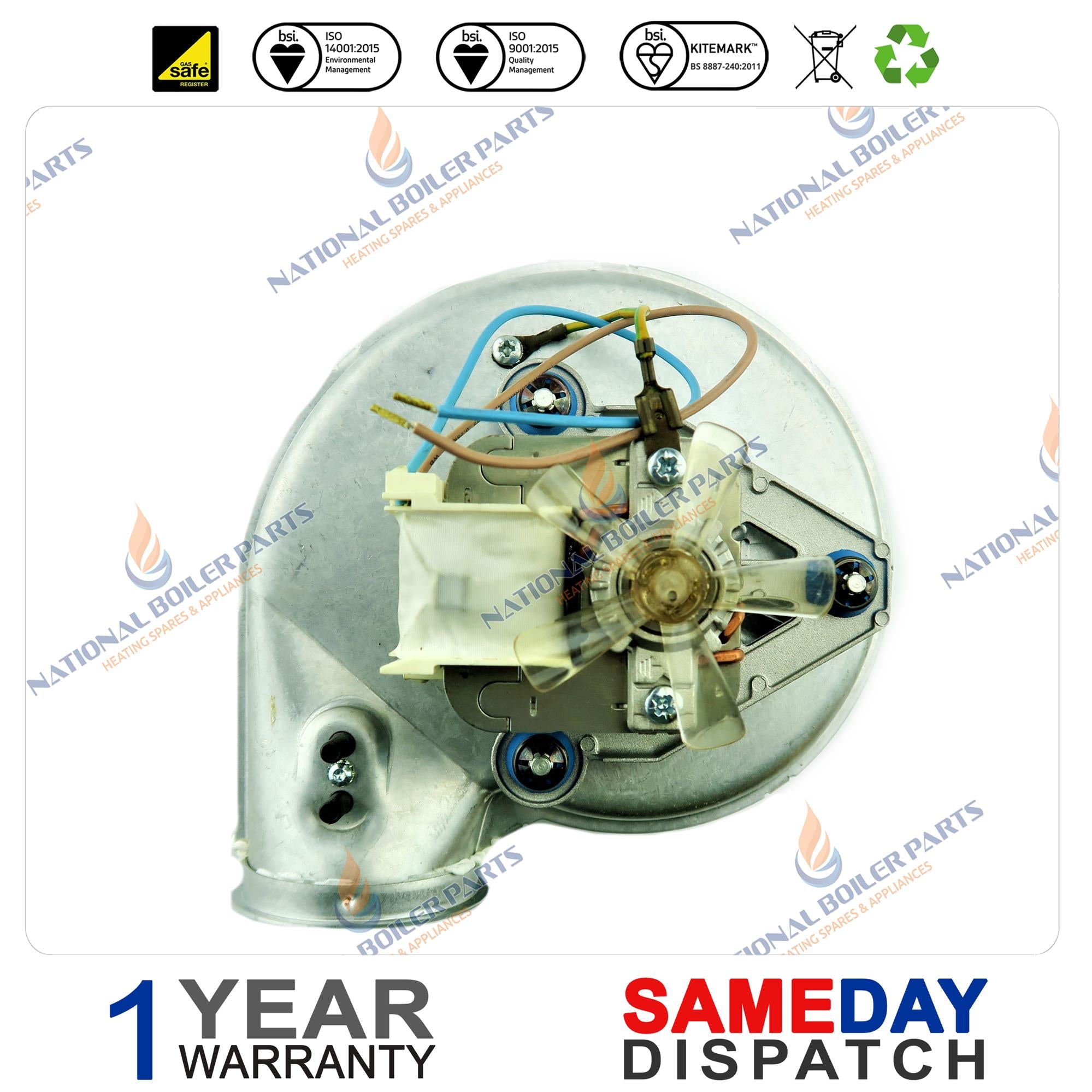 Baxi Solo 3 PF PFL 60/70/80 Boiler Fan Assembly 246052