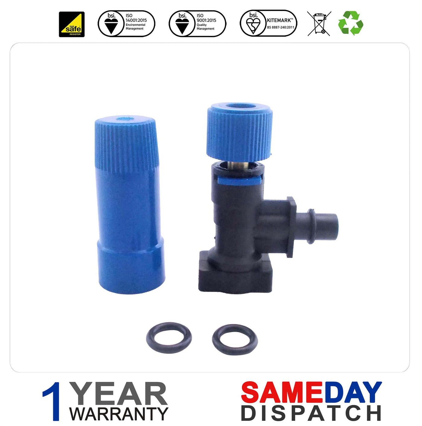 HALSTEAD EDEN CB BOILER FILING COCK TAP 801679