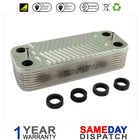 IDEAL C95FF & MINI HE C28 C32  BOILER DHW PLATE HEAT EXCHANGER 173785