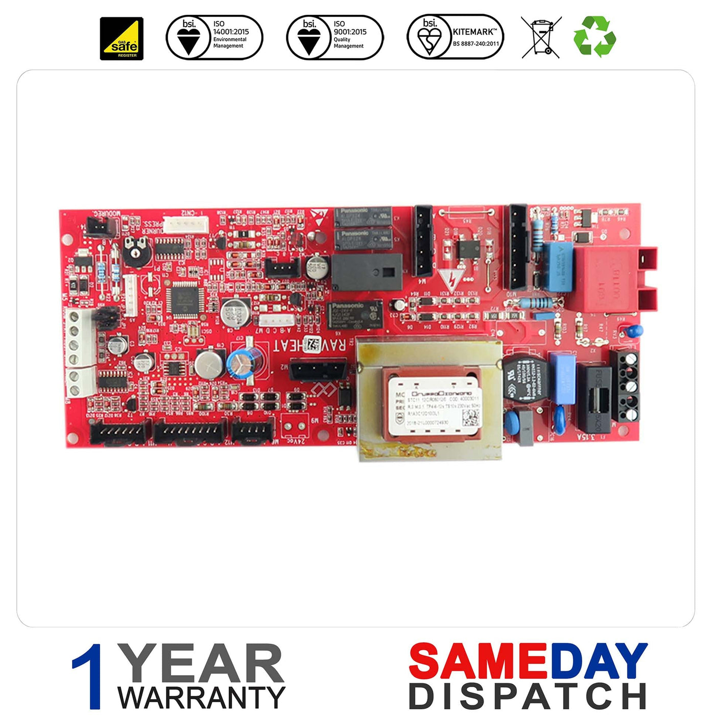 490780 REFURB RAVENHEAT 0012CIR06012/0 PCB