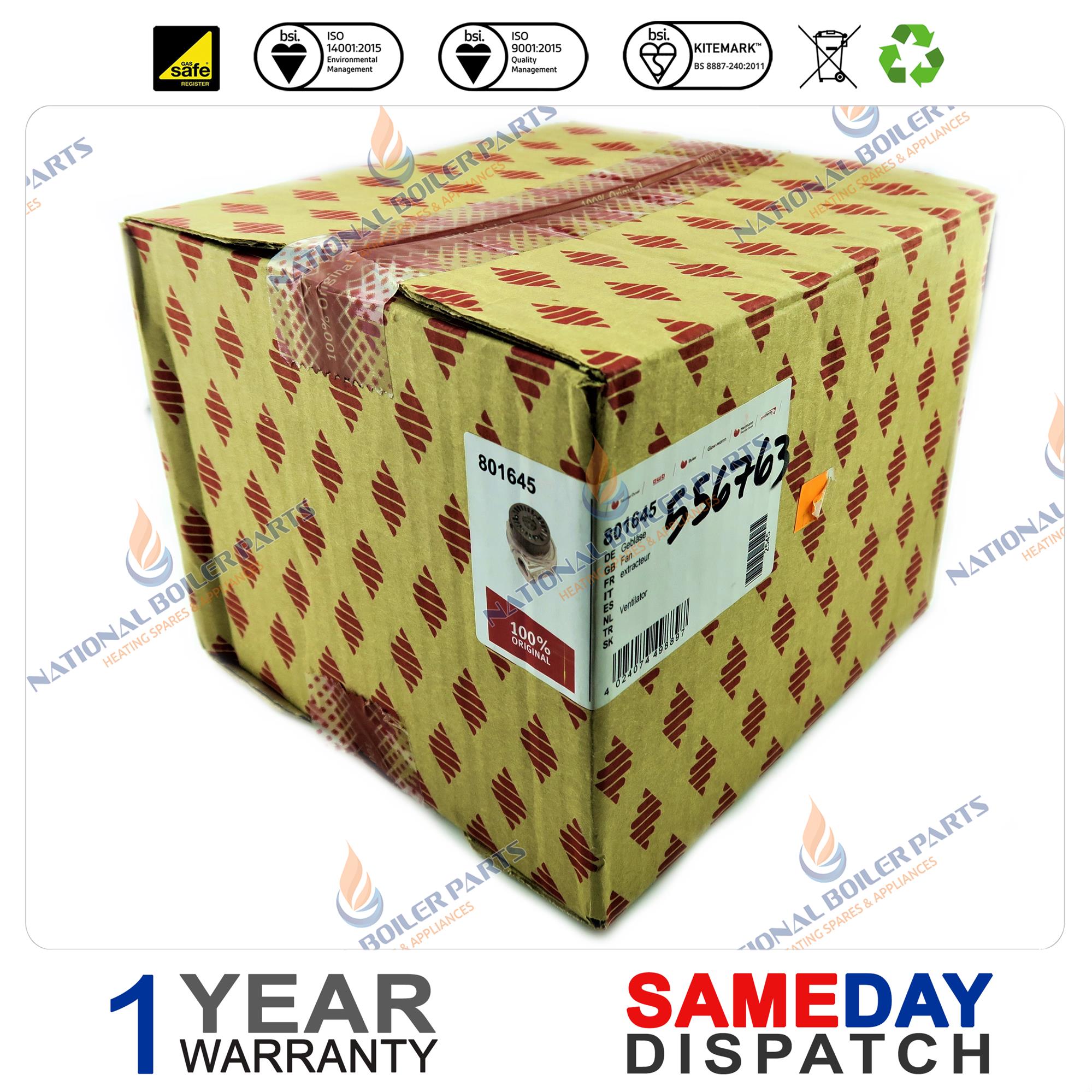 Glowworm Boiler Fan 801645