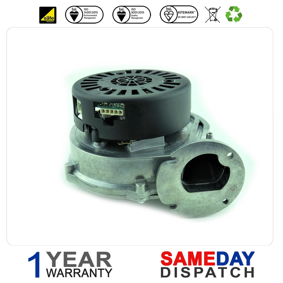 VOKERA MYNUTE 12 15 20 25 30 35 HE SYSTEM FAN ASSEMBLY 10028456
